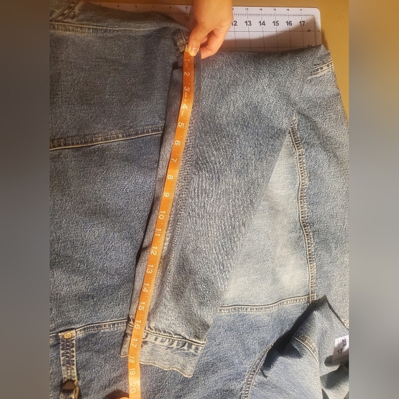 Eddie Bauer Vintage Womens Denim Bomber Jacket with Curdoroy collar - Picture 10 of 13